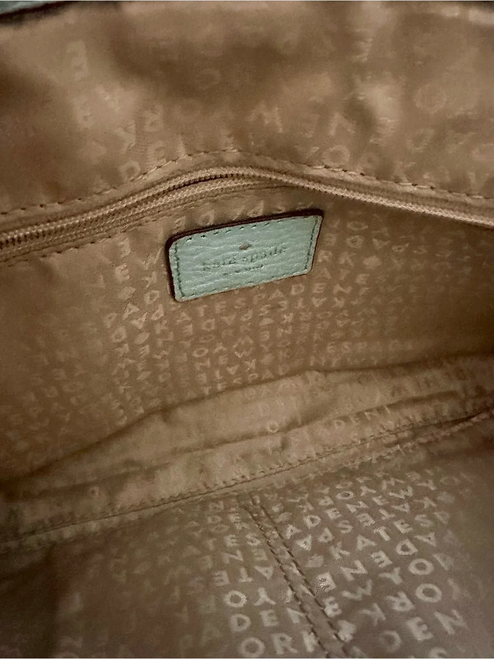 kate spade Astor Court Blue Quilted Leather Shoulder Bag With Turn Lock